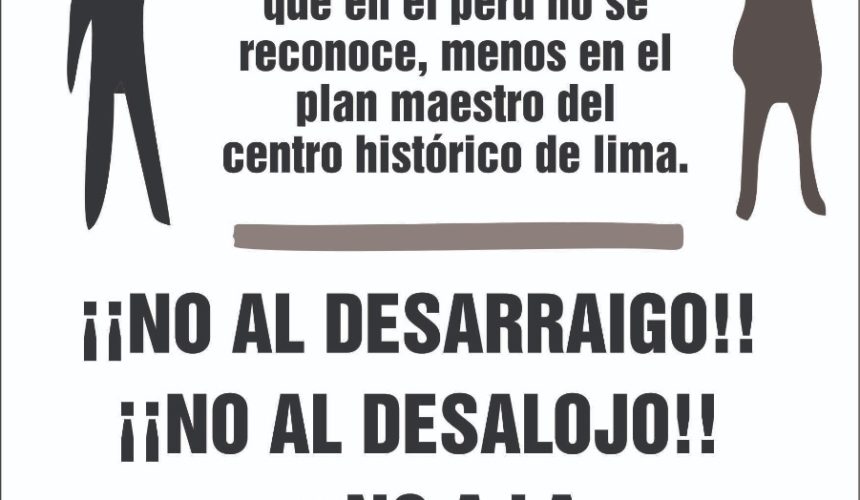 Perú – CIDAP: Vecin@s de Lima por el Derecho a la Vivienda