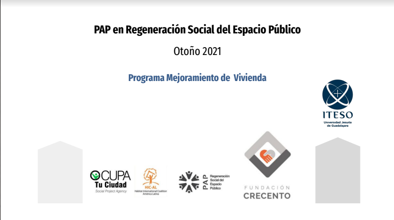 México – Ocupa Tu Ciudad: PAP en Regeneración Social del Espacio Público