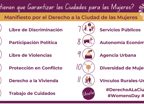 8M-2023: Manifiesto por el Derecho a la Ciudad de las Mujeres