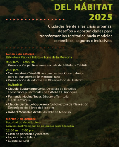 Colombia – CEHAP: Ciudades frente a las crisis urbanas: desafíos y oportunidades para transformar los territorios hacia modelos sostenibles, seguros e inclusivos.