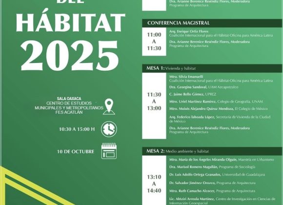 México – UNAM: Conmemoración del Día Mundial del Hábitat