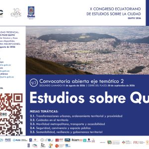 Ecuador – CIVITIC: X Congreso Ecuatoriano de Estudios sobre la Ciudad