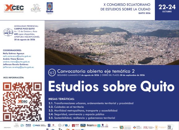 Ecuador – CIVITIC: X Congreso Ecuatoriano de Estudios sobre la Ciudad