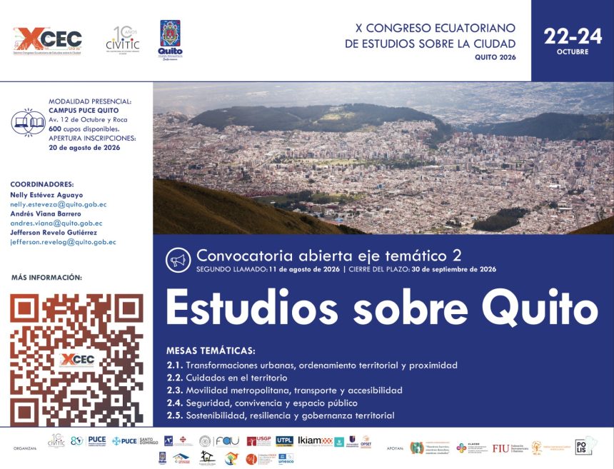 Ecuador – CIVITIC: X Congreso Ecuatoriano de Estudios sobre la Ciudad Ecuador – CIVITIC: X Congreso Ecuatoriano de Estudios sobre la Ciudad