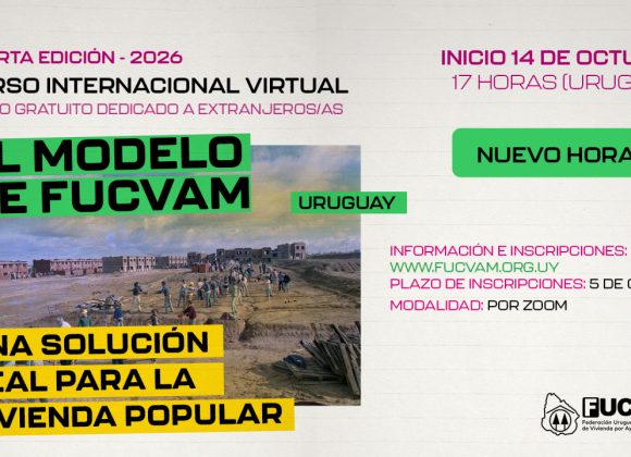 Uruguay – FUCVAM: Curso Internacional “El modelo de FUCVAM” – Curso gratuito dedicado a extranjeros/as – Edición 2026