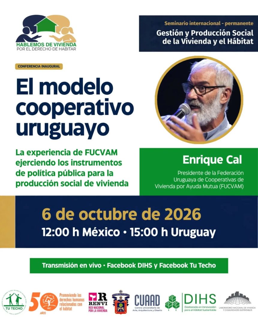 México – Tu techo Mexicano de Occidente: Hablemos de vivienda por el derecho de habitar México – Tu techo Mexicano de Occidente: Hablemos de vivienda por el derecho de habitar